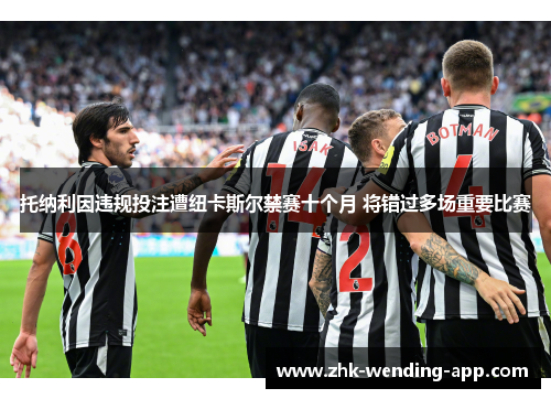 托纳利因违规投注遭纽卡斯尔禁赛十个月 将错过多场重要比赛